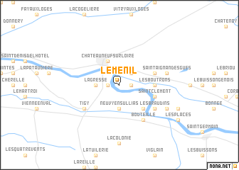 map of Le Ménil