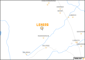 map of Lemera