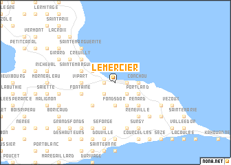 map of Lemercier