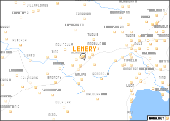 map of Lemery