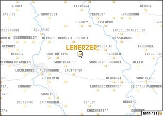 map of Le Merzer