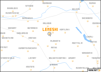 map of Lemeshi