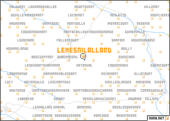 map of Le Mesnil-Allard