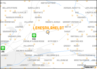 map of Le Mesnil-Amelot