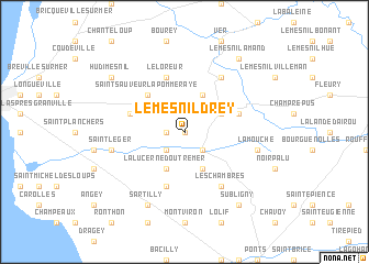 map of Le Mesnil-Drey