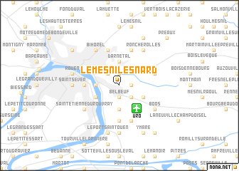 map of Le Mesnil-Esnard