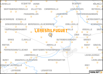 map of Le Mesnil-Fuguet