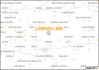 map of Le Mesnillard