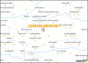 map of Le Mesnil-Rainfray