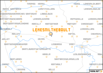 map of Le Mesnil-Thébault