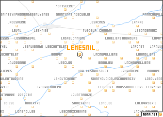 map of Le Mesnil