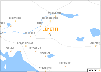 map of Lemetti