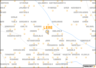 map of Leme