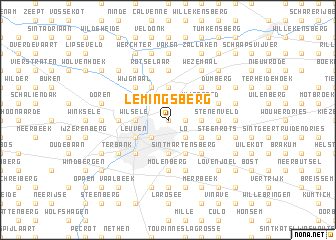 map of Lemingsberg