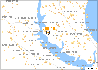 map of Leming