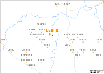 map of Lémini