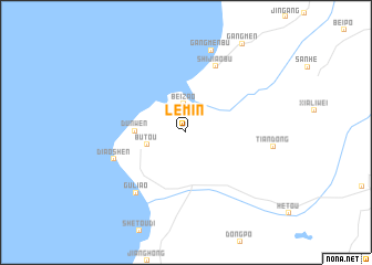 map of Lemin