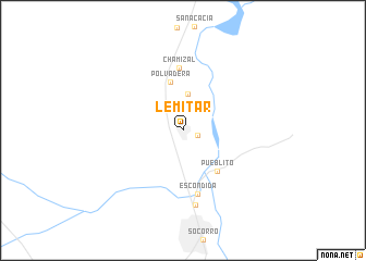 map of Lemitar