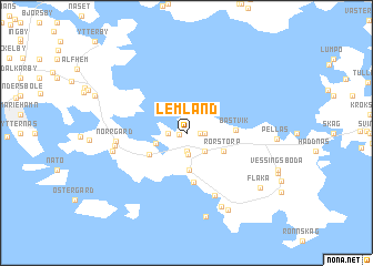 map of Lemland