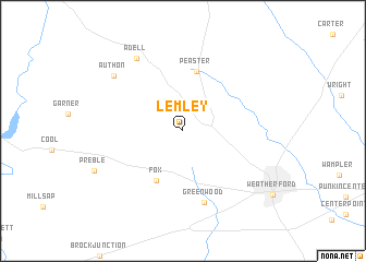 map of Lemley