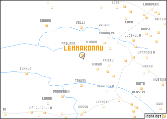 map of Lemmakõnnu