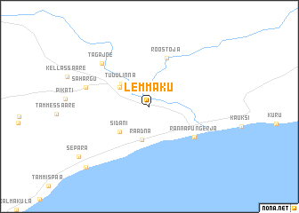 map of Lemmaku