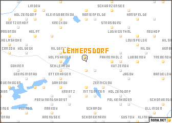 map of Lemmersdorf