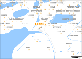 map of Lemmer