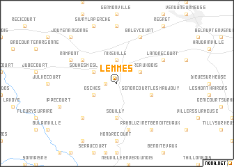 map of Lemmes