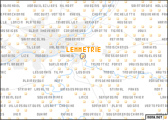 map of Lemmetrie