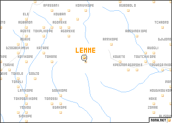 map of Lemmé