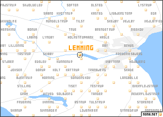 Lemming (Denmark) map - nona.net