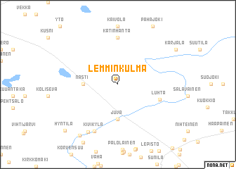 map of Lemminkulma