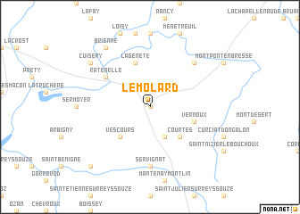 map of Le Molard