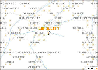 map of Le Mollier