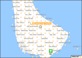 map of Lemon Arbour