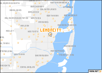 map of Lemon City