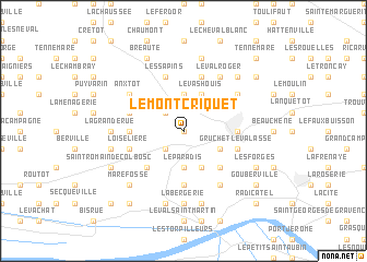 map of Le Mont Criquet