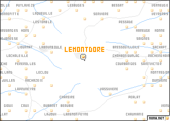 map of Le Mont-Dore