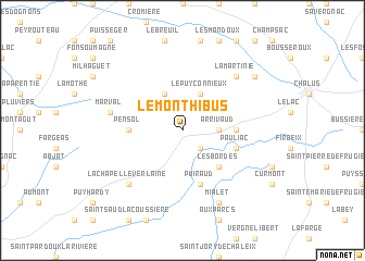 map of Le Monthibus
