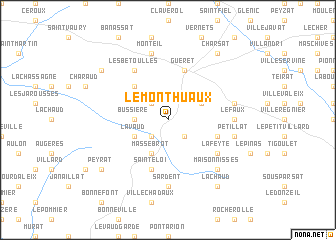 map of Le Monthuaux