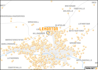 map of Lemonton