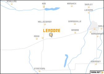 map of Lemoore