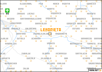 map of Lemorieta