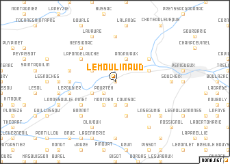 map of Le Moulinaud