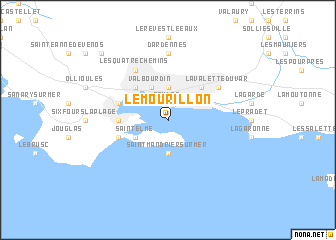 map of Le Mourillon