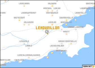 map of Le Mourillon