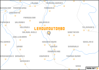 map of Lemourou Tombo