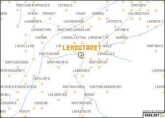 map of Le Moutaret