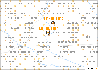 map of Le Moutier